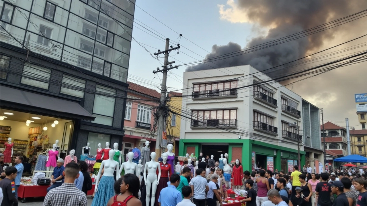 Incêndio ameaça prédio no Brás em São Paulo e preocupa moradores