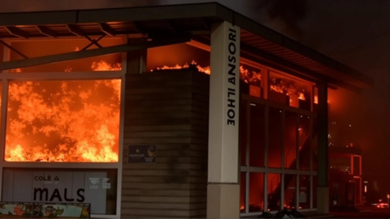 Incêndio de Grandes Proporções Destrói Shopping no Brás, Centro de São Paulo