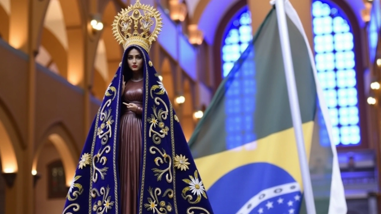 Preparativos em Aparecida, São Paulo